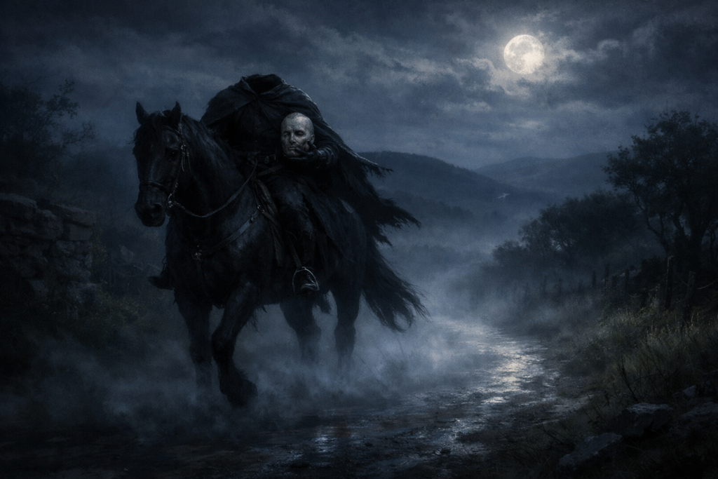 The Dullahan: Ireland’s Headless Horseman of Death